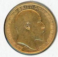 Image 2 for 1910 UK Gold Half Sovereign