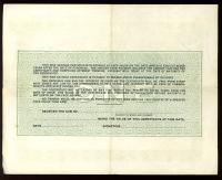 Image 2 for June 1940 £1 War Savings Certificate - A696694