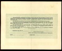 Image 2 for October 1940 £1 War Savings Certificate - B931304