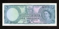 Image 1 for 1965 Fiji Five Shillings Banknote C15 46145 gEF