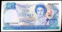 Image 1 for 1990 New Zealand $10 Commemorative Banknote BBB 000964 UNC