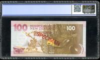 Image 2 for 1992 New Zealand $100.00 Specimen PCGS 66 Gem UNC