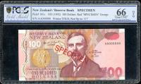 Image 1 for 1992 New Zealand $100.00 Specimen PCGS 66 Gem UNC