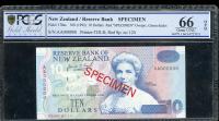 Image 1 for 1992 New Zealand $10.00 Specimen PCGS 66 Gem UNC