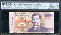 Image 1 for 1992 New Zealand $50.00 Specimen PCGS 65 Gem UNC