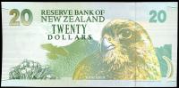 Image 2 for 1999 New Zealand $20 Banknote Brash Signature EB00 6685 aUNC 