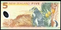 Image 2 for 2003 New Zealand $5 Banknote CF03 002966 UNC