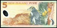 Image 2 for 2003 New Zealand $5 Banknote DA03 002589 UNC