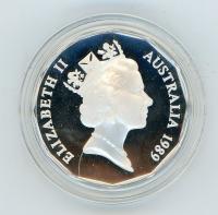 Image 2 for 1989 Silver Proof Fifty Cents In Capsule - 1988 Bicentenary Design