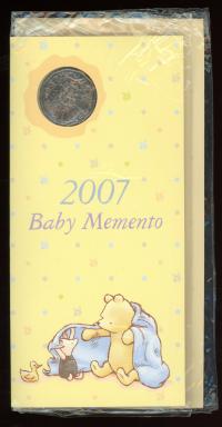 Image 1 for 2007 Baby Memento Uncirculated 50c Coin