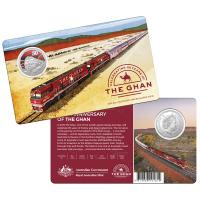 Image 1 for 2019 50c Coloured Uncirculated Coin - 90th Anniversary of the Ghan