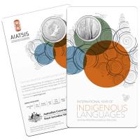 Image 1 for 2019 International Year of Indigenous Language 50 Cent Frosted Coin