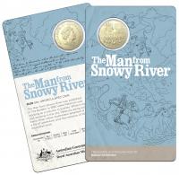 Image 1 for 2020 50c Uncirculated Coin Treasured Australian Poetry Banjo Paterson - The Man From Snowy River