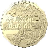 Image 2 for 2020 50c Uncirculated Coin Treasured Australian Poetry Banjo Paterson - Waltzing Matilda