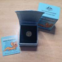 Image 1 for 2009 Little Dinkums - Lillypilly Frill-Necked Lizard $5 Gold Proof