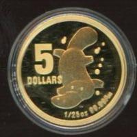 Image 2 for 2009 Little Dinkums - Petey Platypus $5 Gold Proof