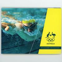 Image 1 for 2016 Olympic Games 5 Coin Set Swimming Cover