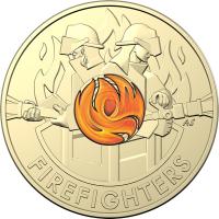 Image 2 for 2020 $2 Coloured Circulating Coin-in-Card - Australian Firefighters