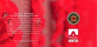 Image 1 for 2018 Remembrance Day - Armistice Centenary $2 'C' Mintmark Coloured Uncirculated Coin