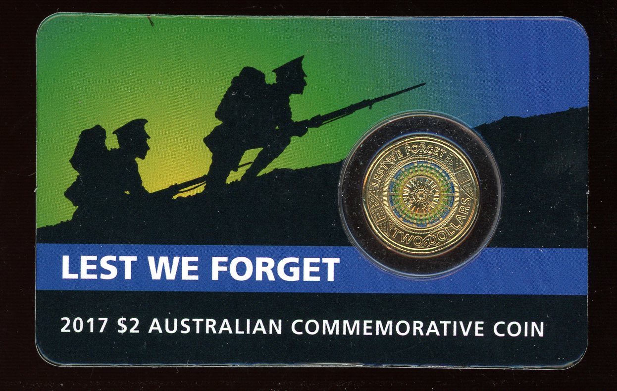 Thumbnail for 2017 $2 Lest We Forget - DCPL Card New Design