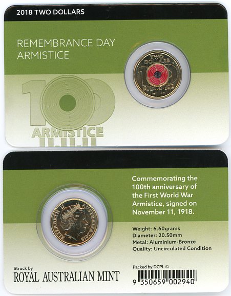 Thumbnail for 2018 $2.00 Remembrance Day - Armistice